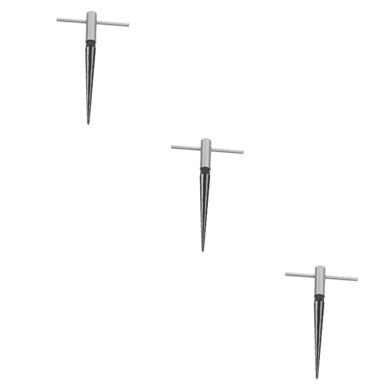 Fongmore T-Griff, Konische Reibahle, 6 Geriffelte Fasen, Reibwerkzeug, Gitarrensteg, Stiftloch, Griff, Konische Reibahlen, Holzarbeiter, Gitarrenbauer, Werkzeug, 3-13 Mm