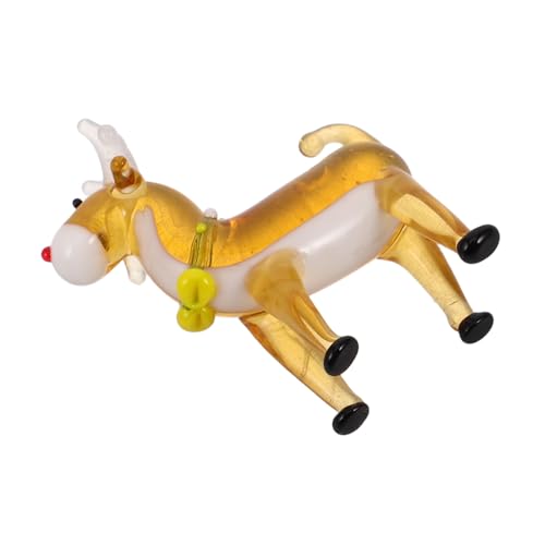 Toddmomy Crystal Elk Tischspielzeug Bunte Rentierfigur Für Weihnachtsdekoration Miniatur Für Schreibtisch Und Tisch Als Für Festliche Wohnraumgestaltung