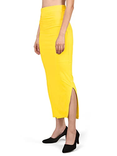 Image of Mehrang Stretchable Saree Shapewear Petticoat for Women, Cotton Blended,Petticoat,Skirts for Women,Shape Wear Dress for Saree