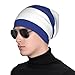 Cuban Flag Fashion Beanie Slouchy for Men Women Cartoon Skull Cap Winter Warm Hat
