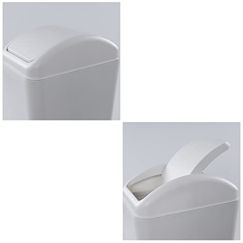 Caneca de Basura Rectangular de 14 Litros Gris miniatura 3