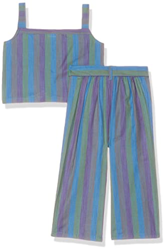 Image of Aarika Girl's Cotton Top And Pant Blue 7 Years-8 Years