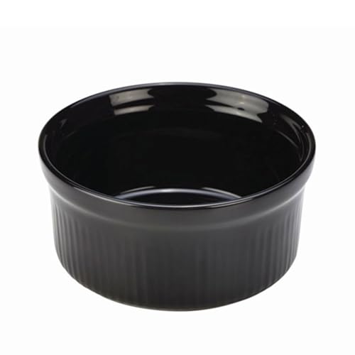 GenWare Porcelain Ramekins 9.5cm Black, SPS9-BL, Pack of 6 - Image 3
