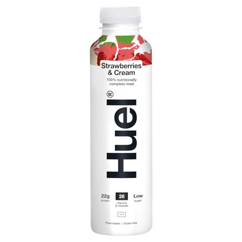 Huel 500ml Variety Pack Ready To Drink Nutritionally Complete Meal Flavours Inc. Chocolate, Vanilla, Banana, Berry, Salted Caramel, Strawberries & Cream (Pack of 6) - Image 5