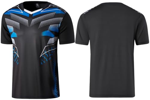 5 Pack Men's Active Quick Dry T Shirts Athletic Running Gym Workout Sport Tee Shirt Tshirt Golf Tennis Tops Bulk LSL229_5Pack4