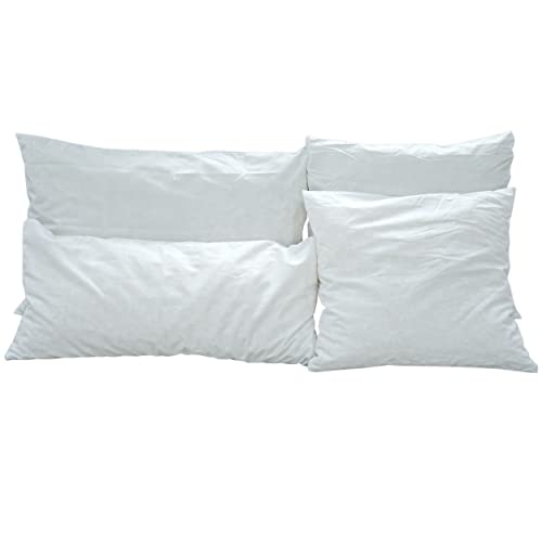 Kissenfüllung waschbar Sofakissen Zierkissen Kopfkissen in 20 Maße Inlett Hohlfaser Innenkissen Faserbällchen 30 x 60 cm Cover