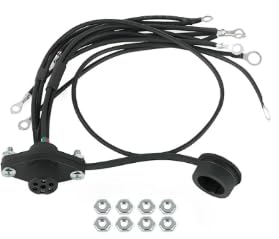 Winch Remote Control Female Socket Wiring Connector Harness Kit Replace 39886 Fit for Badland 5000 12000 Replacement for WARN 5-Wire Truck Winches Controller Plug