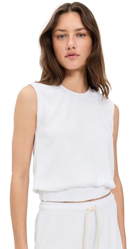 perfectwhitetee Women's Ellie Loop Terry Tank