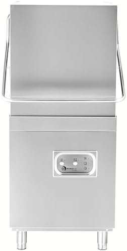 Industrial Dome Dishwasher with Drain Pump and Polish Dispenser f...