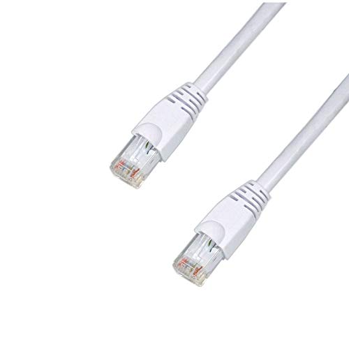 GRANDMAX CAT6A 25' FT WHITE RJ45, 550MHz UTP 5 PACK miniatura 1