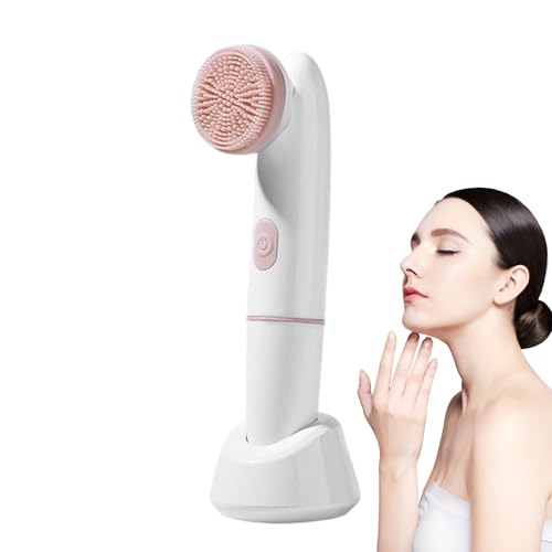 Reflexión De Limpieza Facial, Herramienta De Lavado De Cara, Exfoliante De Vibración Eléctrica - Herramientas Para El Cuidado De La Piel, Dispositivos De Masaje Facial Con 2 Cabezales De Limpieza