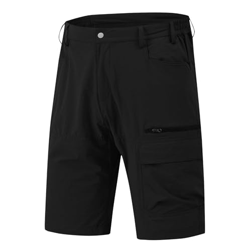 Image of Men's Hiking Cargo Shorts Lightweight Outdoor Work Shorts Travel Golf Camping Casual Short Pant with Multi Pockets