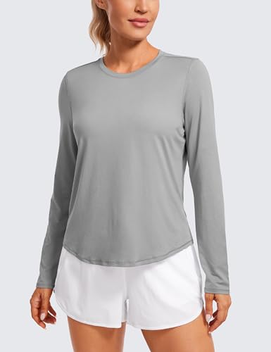 Image of CRZ YOGA Lightweight Crewneck Long Sleeve Top