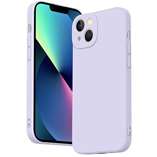 Case for iPhone 13 Phone Case Camera Protection Ultra Slim Case for iPhone 13 6.1-inch Anti-Scratch Shockproof Bumper Cover (Lavender)