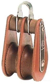 Poulie Double Tufnol TB 12x43mm Hye accastillage voilier et dériveur