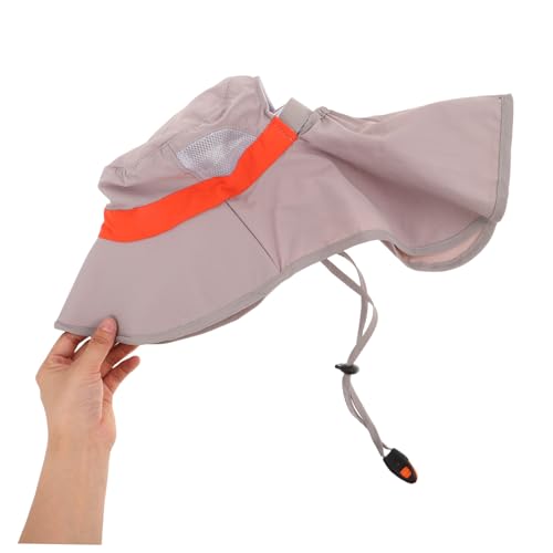 Toyvian Adjustable Wide Brim Sun Protection Cap for Boys Breathable UV Shield for Outdoor Activities Summer Beach Fishing Hat Grey4