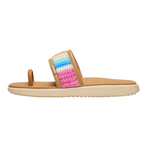 HEYDUDE ���f�B�[�X Maui Breeze Toe ���[�v �r�[�`�T���_��, �^��/�}���`���C���{�[�B, 23.0 cm
