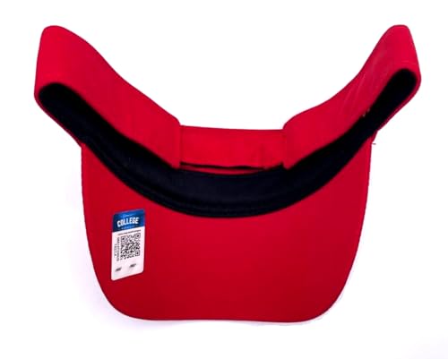 Visera clásica ajustable University Georgia Bulldogs roja miniatura 6