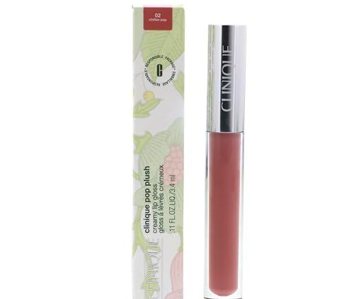 Clinique Pop Plush Creamy Lip Gloss #02 Chiffon Pop 3.4ml