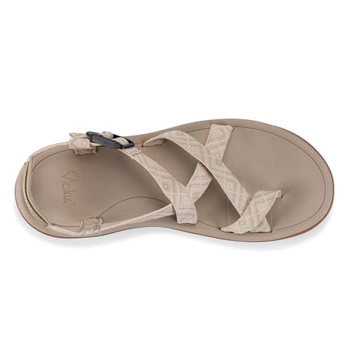 Image of Viakix Womens Walking Sandals: Cute Stylish Comfy Athletic Sport Outdoor Hiking Sandal for Trekking Water Outdoor Beach With Arch Support for Womens Ladies