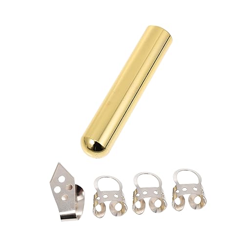 Kisangel Electric Guitar Slider 80mm Stainless Steel Slide Bar Metal Guitar Slide Stick for Strings