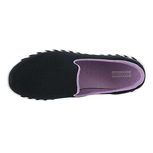 Skechers Skechers womens Go Walk Smart 2 - Sunset Springs Sneaker, Black/Lavender, 11 US