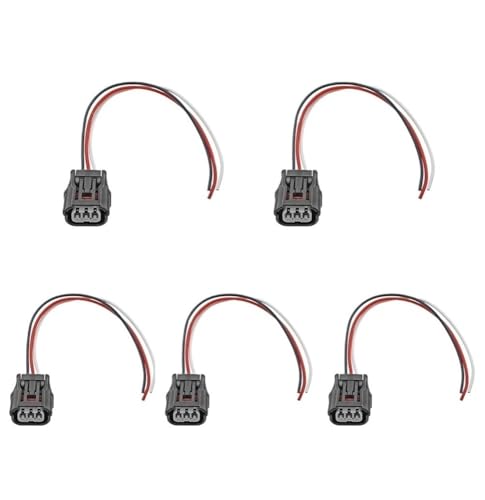 ZHjLut Kompatibel Mit CR-Z Für Civic Für Fit Anschlussstecker-Kabelbaum 4-polige Zündspule 30520-R40-007 30520-PDK-A01 30520-RNA-A01(5 PCS)