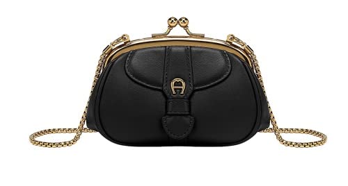 Etienne Aigner Mini-Schultertasche Calla, Schwarz 161001