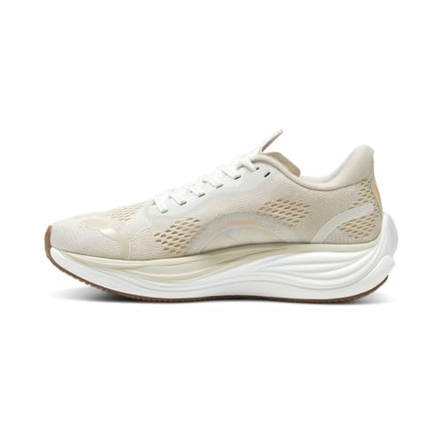 PUMA Womens Velocity Nitro 3 X Fm Running Sneakers Shoes - Beige - Size 7.5 M3