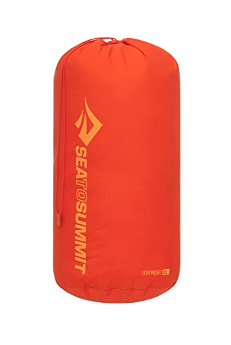 Sea to Summit Lightweight Stuff Sack, Durable Outdoor and Travel Storage, 30 Liter, Spicy Orange