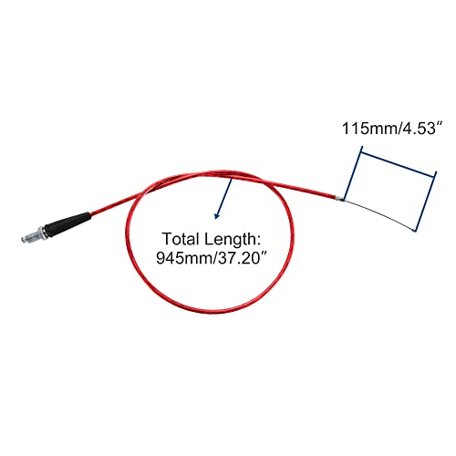 GOOFIT 33.27 inch câble d'accélérateur avec Laser Tube Remplacement pour 50cc 70cc 90cc 110cc PZ19 TTR SSR Mini Baja Chinese Pit Dirt Mini Bike ATV Quad Scooter Go Kart Moped