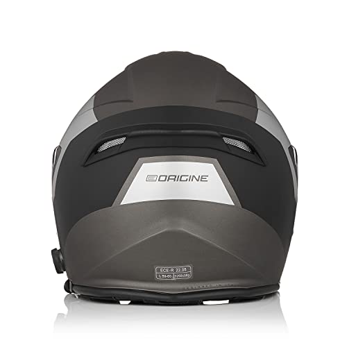 Origine Motorradhelm Jethelm mit Bluetooth und Doppelvisier ECE