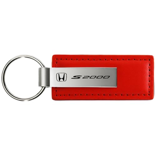 AU-TOMOTIVE GOLD, INC. Officially Licensed Leather Key Chain for Honda