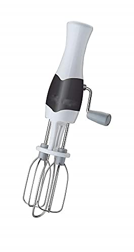 SPECTER Stainless Steel and ABS Plastic Manual Non-Electric Hand Blender, Mixer, Egg and Cake Cream Beater (Multicolour, Big).
