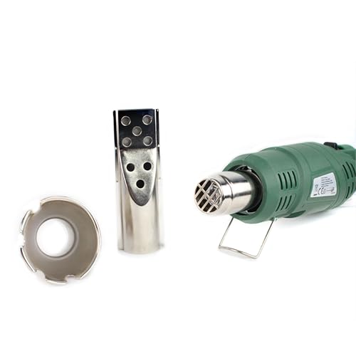 Fishtec Estirpatore Elettrico Termico 2000 W - 2 In 1 : Brucia Le Erbacce + Accende La Griglia - Senza Gas E Prodotti Chimici - Riscaldamento Fino A 600°C - 2 Beccucci Manico Removibile - 4