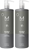 MITCH by Paul Mitchell Double Hitter 2-in-1 Shampoo and Conditioner for Men,For All Hair Types,33.8 fl. oz.,(Pack of 2)