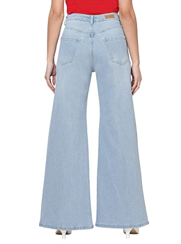 Image of AKA CHIC Women Flare Fit High Rise Stretchable Denim Jeans