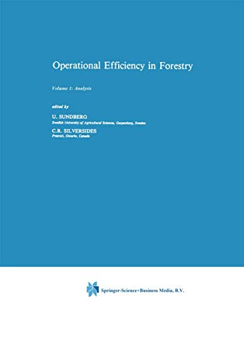 Operational Efficiency in Forestry: Vol. 1: Analysis: 29 (Forestry Sciences) view 2