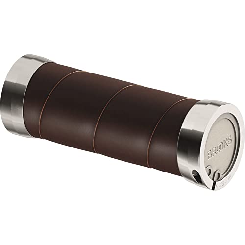 Brooks Slender Leather Grips (100+100 mm) - Antic...