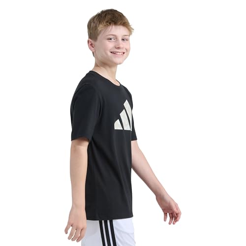 Image of adidas Boys Short Sleeve T-Shirt Camouflage Logo Tee