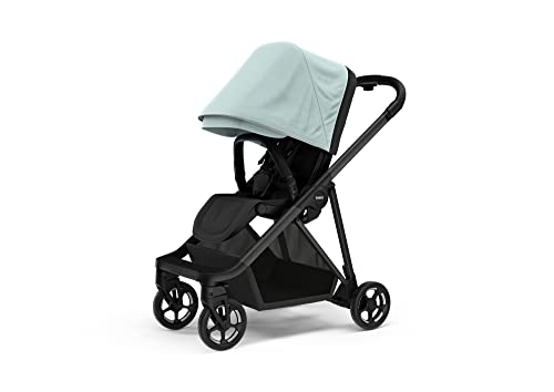 Thule Shine City - Cochecito compacto de 4 ruedas, plegable con una sola mano, ligero y fácil de maniobrar, accesorios de nacimiento
