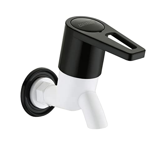 Image of MONIT Plastic Water Tap /Pillar Cocke for Wash Basin /Plastic Piller Bib Cock /S Tsink /Bathroom Bibcock (Eco Bib Cock)