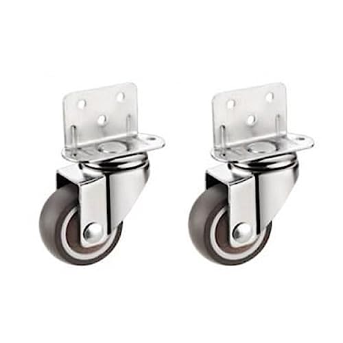 Roulettes latérales type L en TPE 1.5 pouce avec roulement super mute