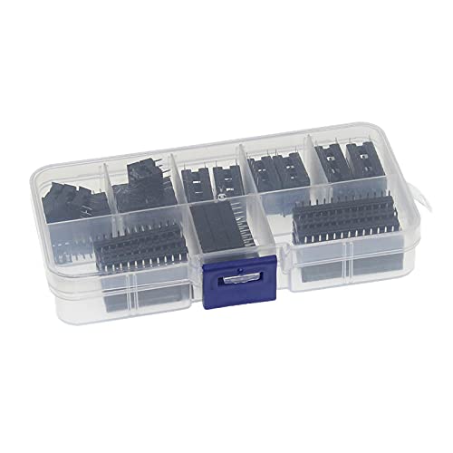 660pcs DIP IC Sockets Adaptor Solder Type Socket Kit 6 8 14 16 18 20 24 28 pin Suite Box