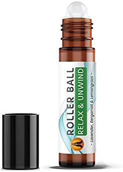 Anxiety Aromatherapy Roller Ball, 10ml  Lavender, Bergamot & Ylang Ylang Essential Oil