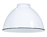B&P Lamp® Industrial Style Metal Dome Shades (White)