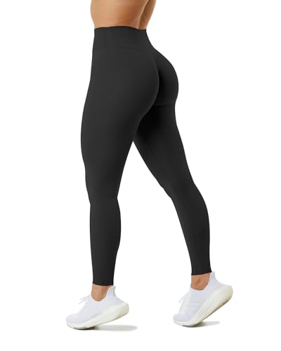 Unthewe Naked-Feel No Front Seam Leggings for Women - High Waisted Buttery Soft Workout Yoga Pants 25