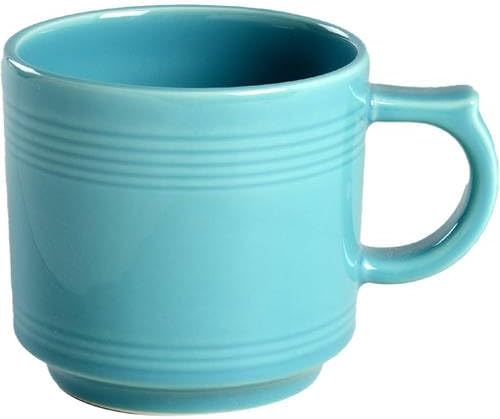 Fiesta Homer Laughlin - Taza apilable color turquesa