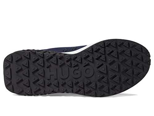 Image of HUGO Mens Running Style Mix Material Sneakers