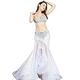 ♥ Qualità credibile: la selezione di costumi di danza del ventre di tessuti e materiali ricamati di alta qualità, artigianato raffinato. Se hai domande dopo aver ricevuto questo vestito di danza del ventre, non esitare a contattarci